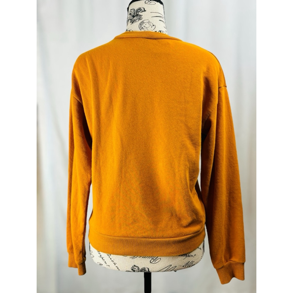 Divided by H&M Women’s XS Disney’s Mickey Mouse Mustard Yellow Sweatshirt • GUC - Picture 2 of 11